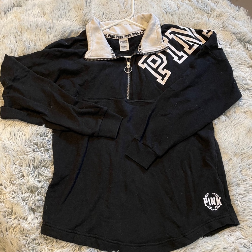 PINK by Victoria Secret half zip sweatshirt Small - Picture 4 of 4